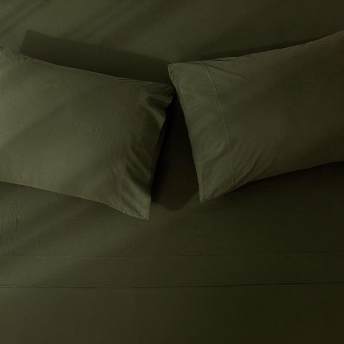 Linen Bed Sheet Set - Twin - 3 Piece