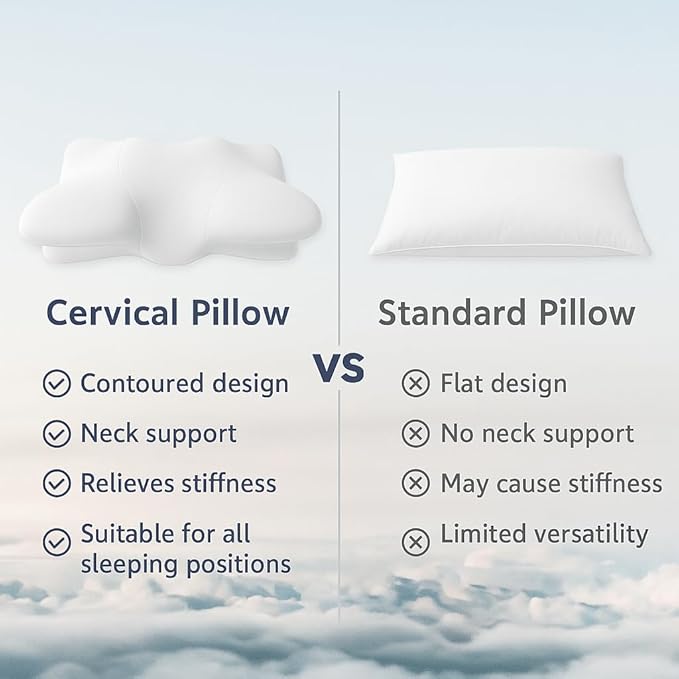 Memory Foam Cooling Bed Pillow