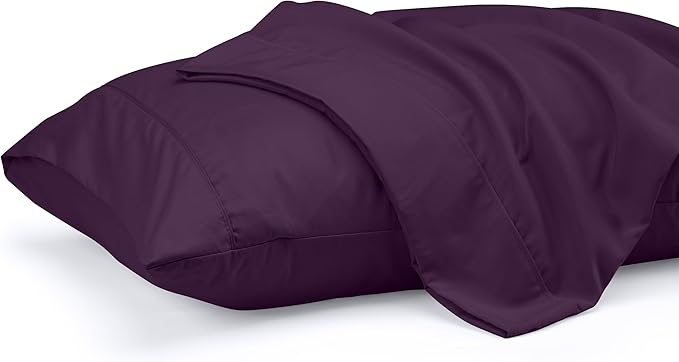 Microfiber Pillowcase Set - King - 20 x 40 in - 2 Pack