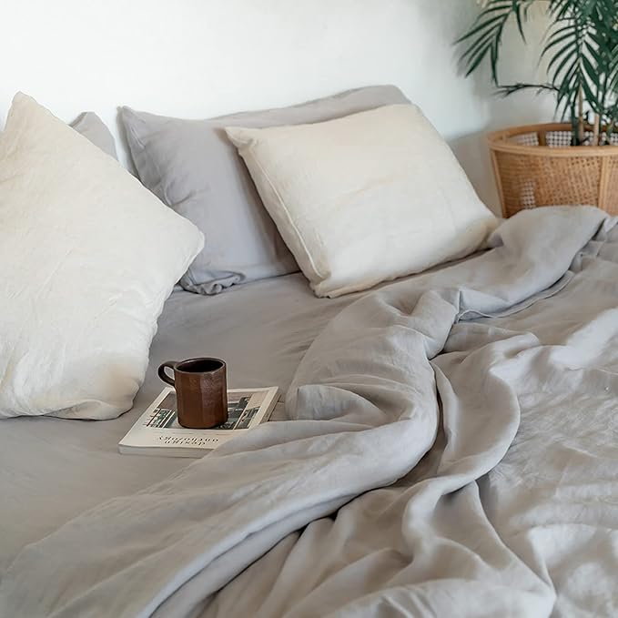 Linen Cooling Duvet Cover - King
