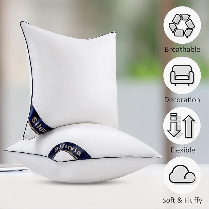 100% Cotton Pillow Insert - 2 Piece