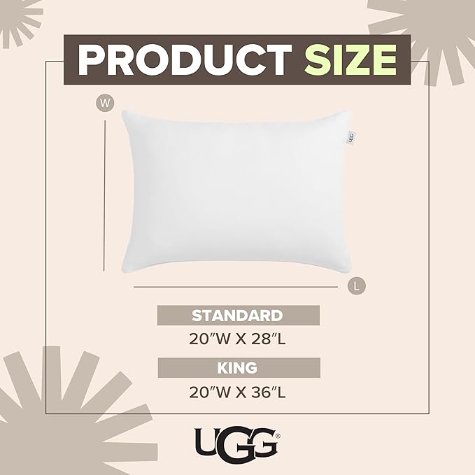 Down Alternative Cooling Bed Pillow - King