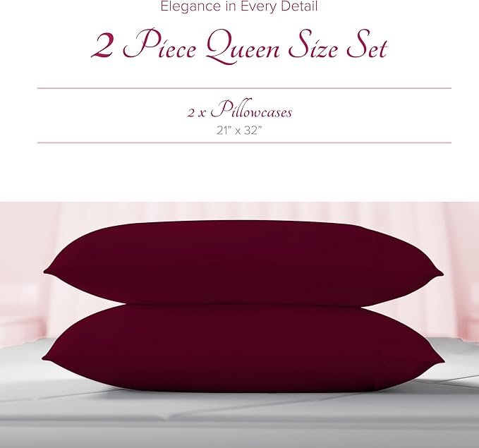 Linen Cooling Pillowcase Set - Queen - 2 Piece