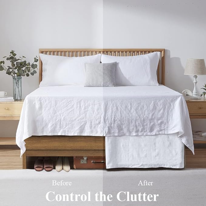 Linen Bed Skirt - California King
