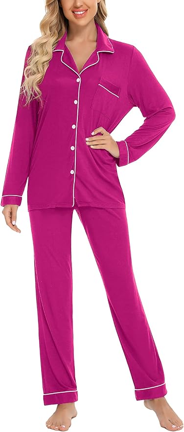 Women's Pajama Set - Long Sleeve - 2 Piece