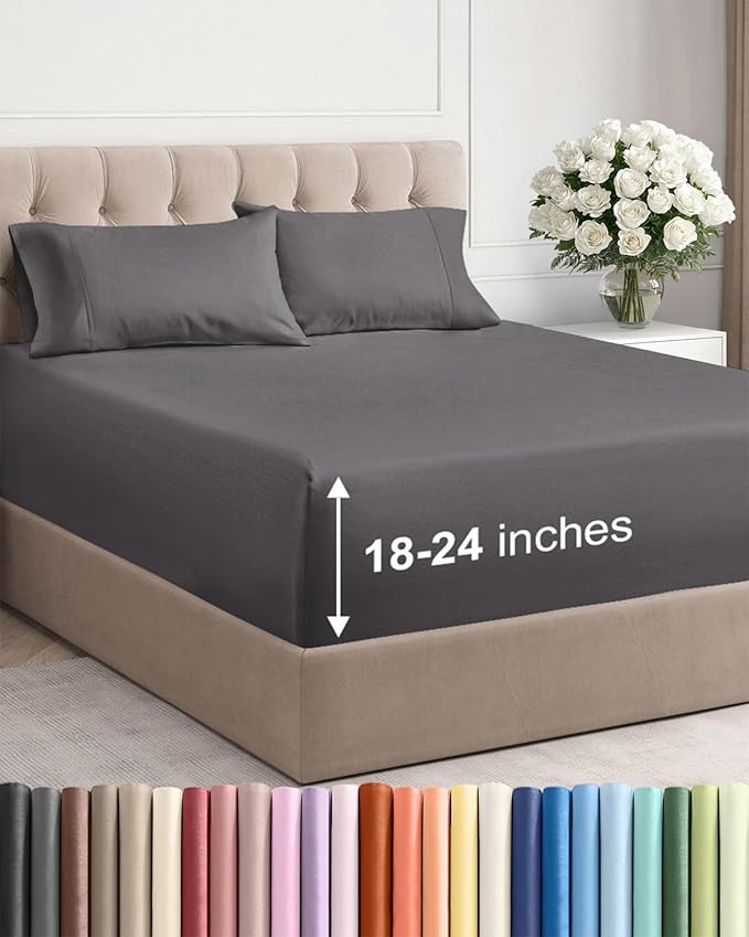 Cooling Bed Sheet Set - Twin - 4 Piece