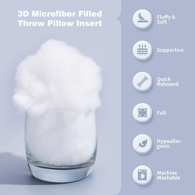 Waterproof Pillow Insert - 2 Piece