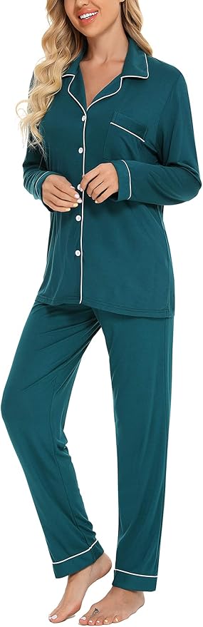 Women's Pants Pajama Set - Long Sleeve - 2 Piece