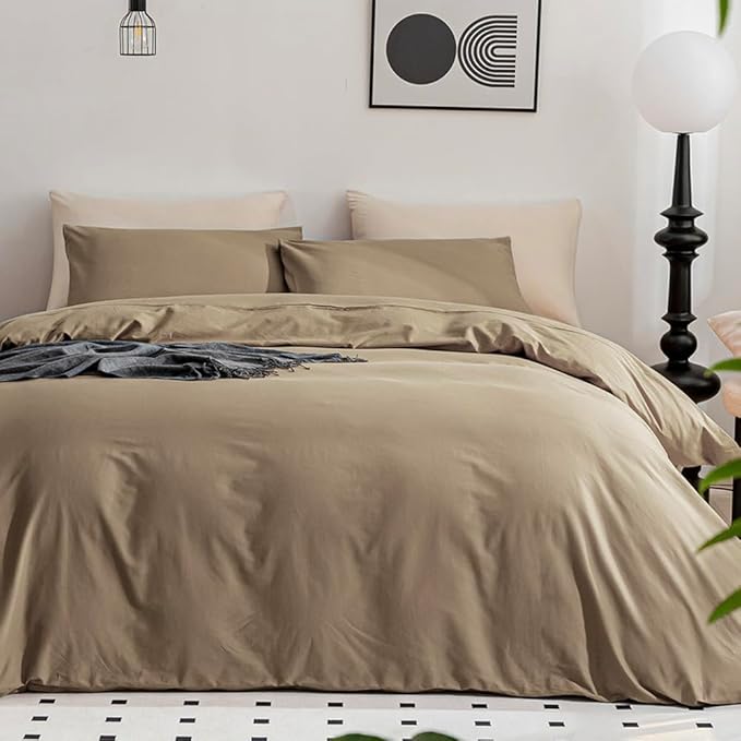 Linen Duvet Cover Set - Full - 3 Piece