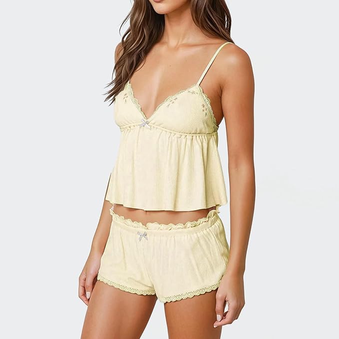Women's Shorts Pajama Set - 2 Piece