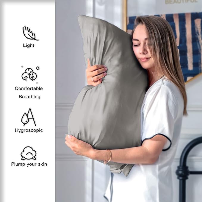 Mulberry Silk Cooling Pillowcase - Queen