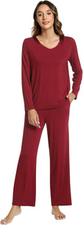 Women's Bamboo Pants Pajama Set - Long Sleeve - 2 Piece