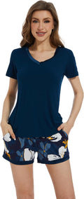 Women's Bamboo Cooling Pajama Set - Short Sleeve - 2 Piece