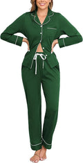 Women's 100% Cotton Pajama Set - Long Sleeve - 2 Piece