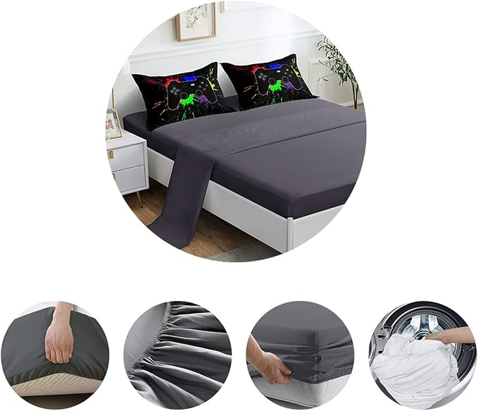 Microfiber Comforter Set - Full - 6 Piece