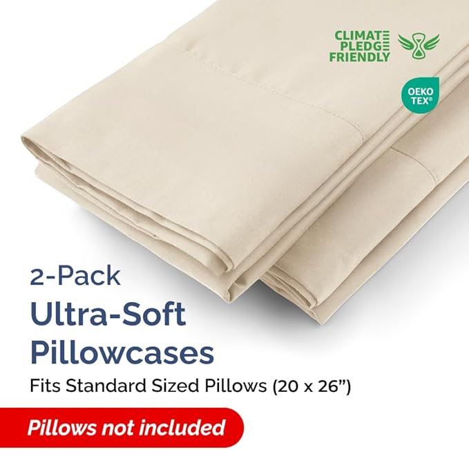 Pillowcase Set - Standard - 2 Pack - 2 Piece
