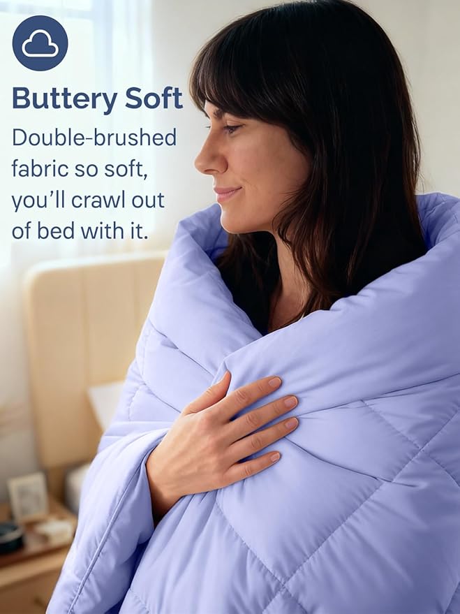 Microfiber Cooling Duvets Down Comforter - Queen