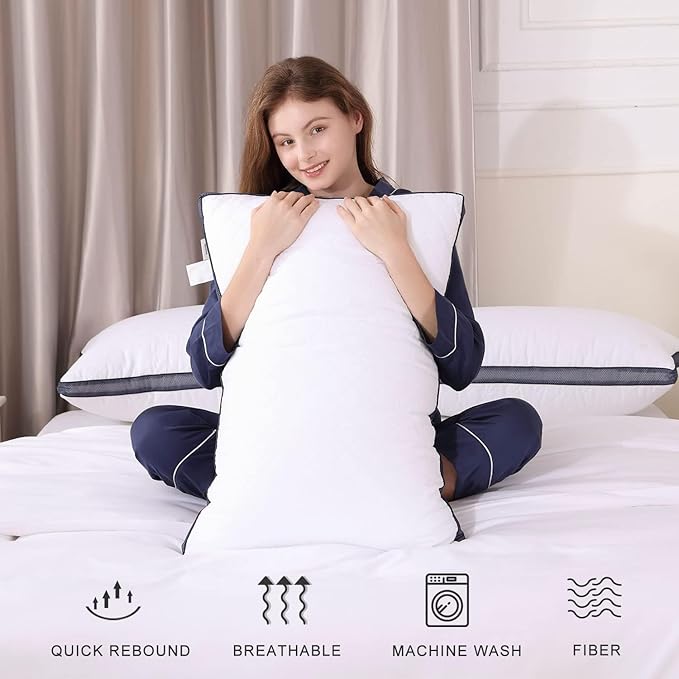 Bed Pillow - Queen - 4 Pack