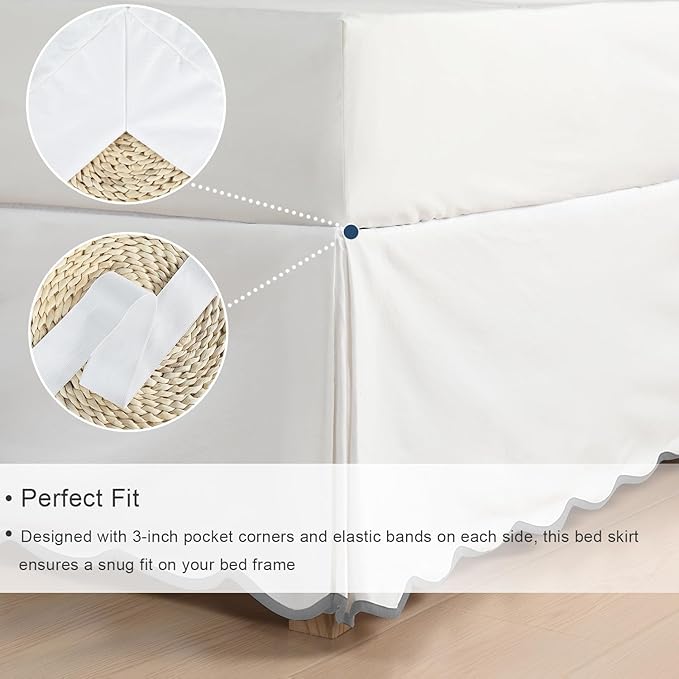 Bed Skirt - Twin XL - 14 in Drop