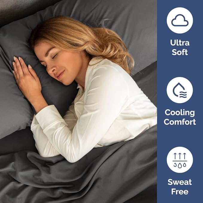 Cooling Bed Sheet Set - Full - 4 Piece