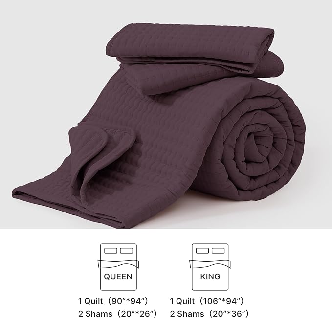 Quilt Set - Queen - 3 Piece