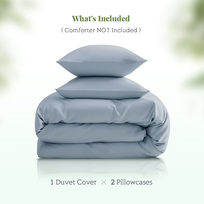 Bamboo Cooling Duvet Cover Set - King - 3 Piece