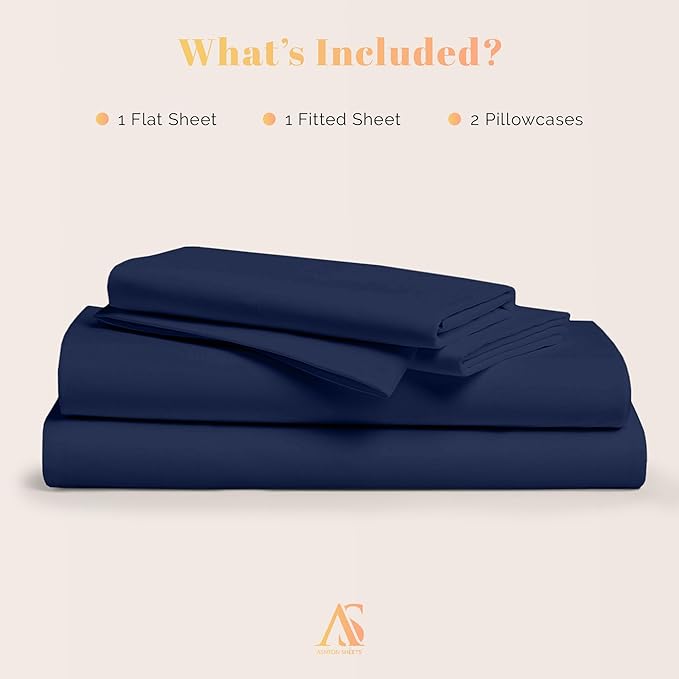 Cooling Bed Sheet Set - King - 16 in Deep Pocket - 4 Piece