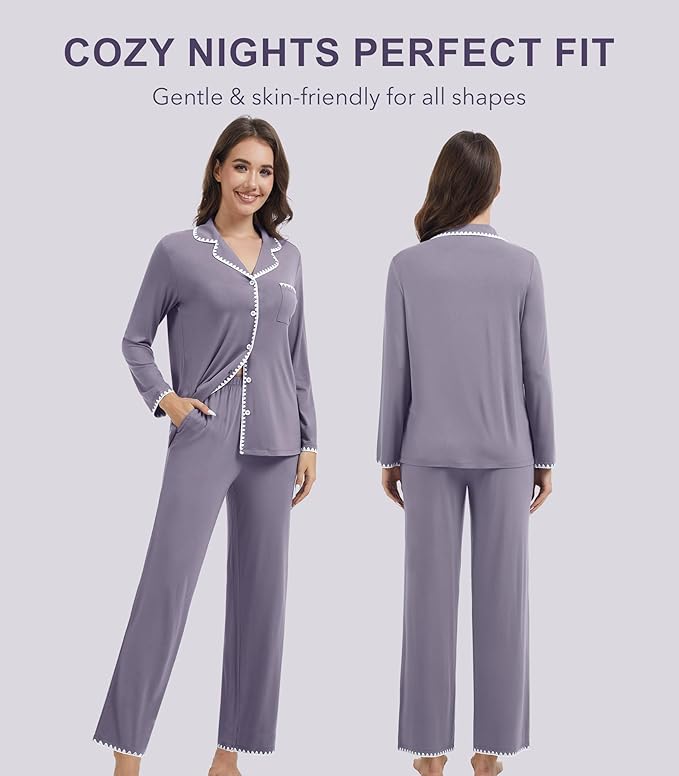 Women's Bamboo Pajama Set - 2 Piece