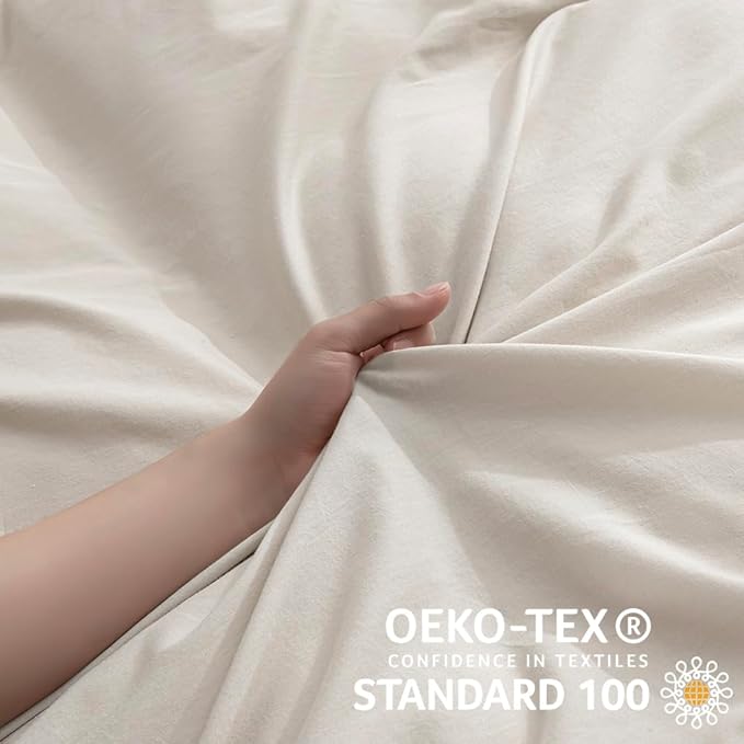 Linen Duvet Cover Set - Full - 3 Piece