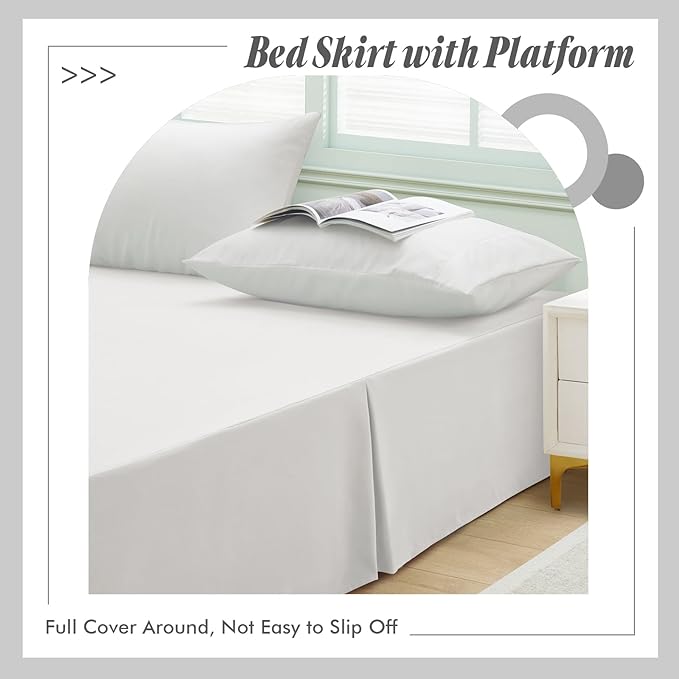 Bed Skirt - King - 11 in Drop