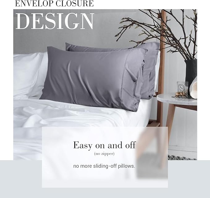 Cooling Pillowcase Set - King - 20 x 36 in - 2 Piece