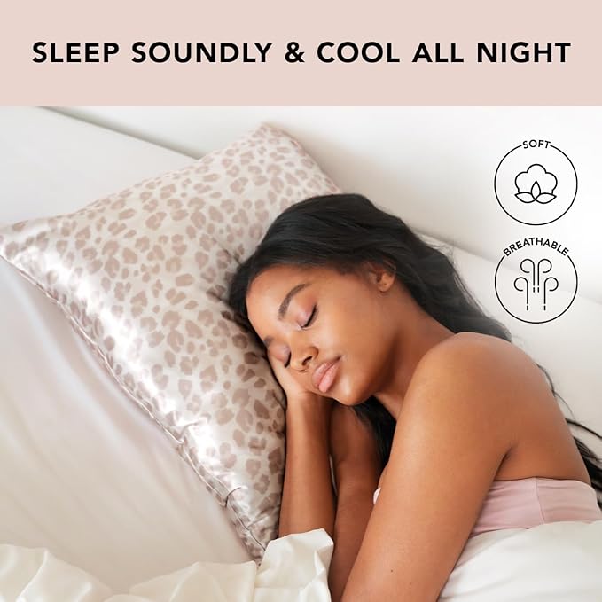 Satin Cooling Pillowcase Set - Queen - 2 Piece