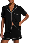 Women's Shorts Pajama Set - Short Sleeve - 2 Piece