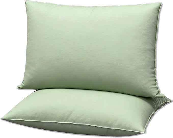 Down Alternative Bed Pillow - King - 20 x 36 in - 2 Piece