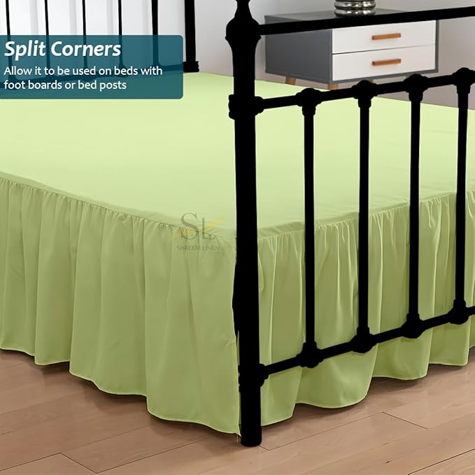 Linen Bed Skirt - Full