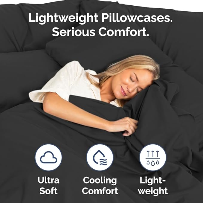 Pillowcase Set - King - 4 Pack - 4 Piece