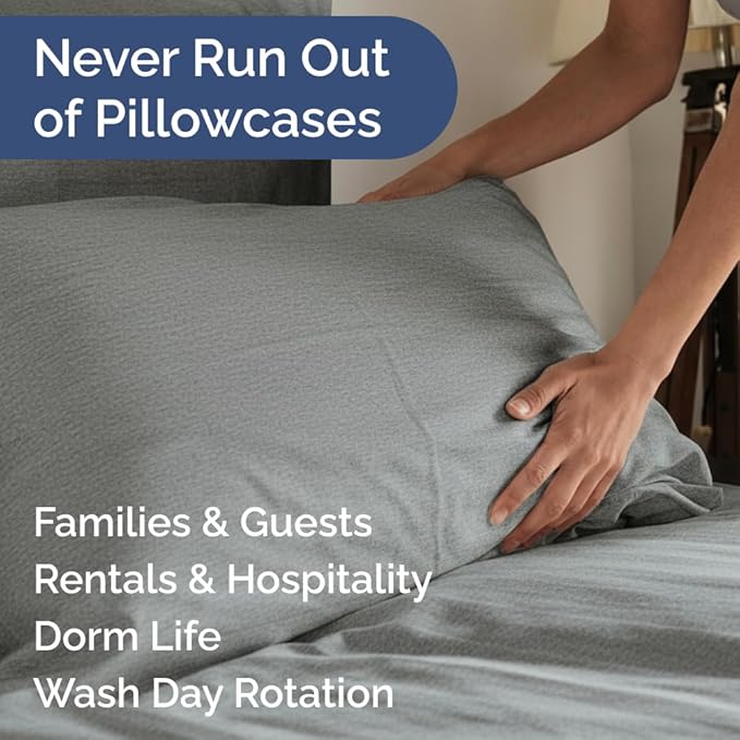 Pillowcase Set - King - 6 Piece