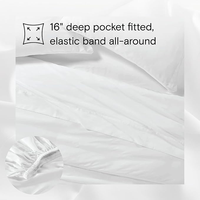 Cooling Bed Sheet Set - King - 4 Piece