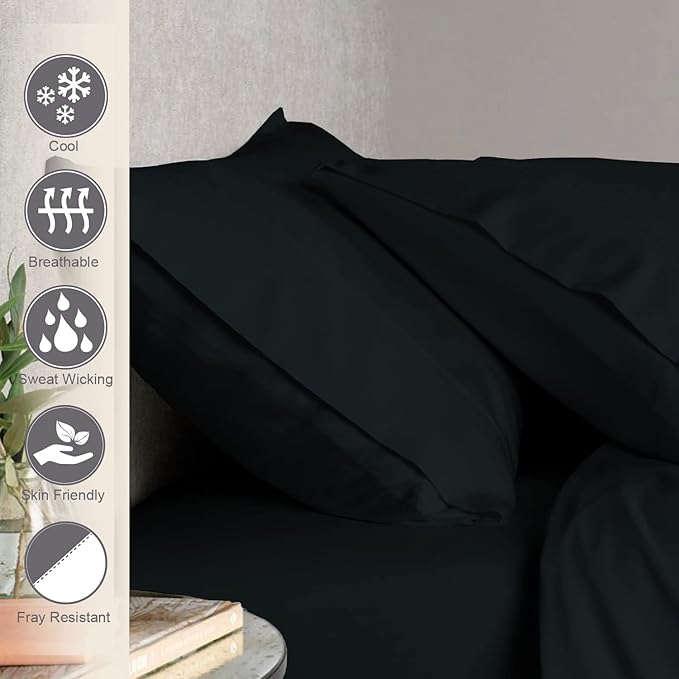 100% Cotton Pillowcase Set - Queen - 2 Piece
