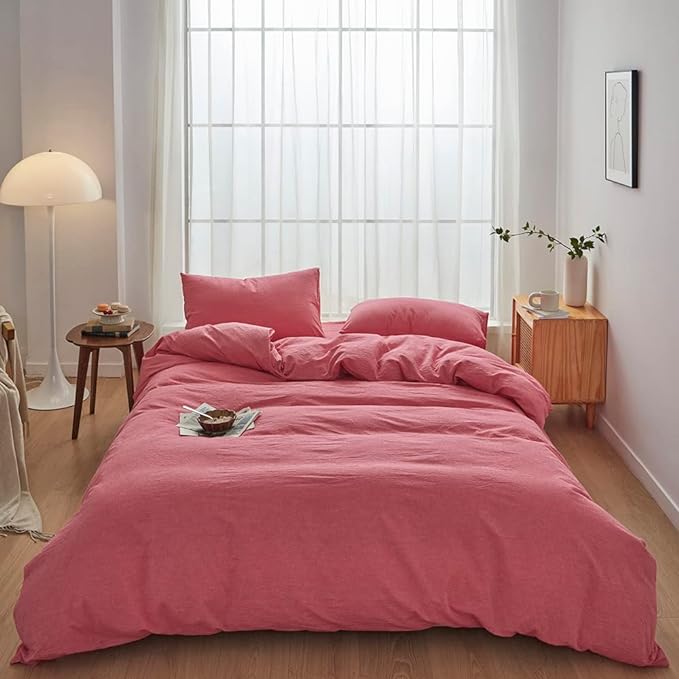 Linen Duvet Cover Set - Queen
