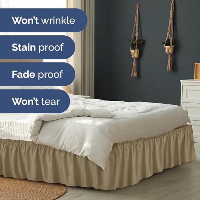 Bed Skirt - King - 15 in Drop