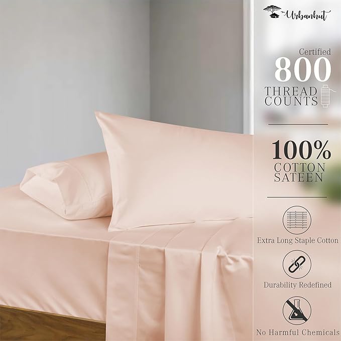Bed Sheet Set - Queen - 16 in Deep Pocket - 4 Piece