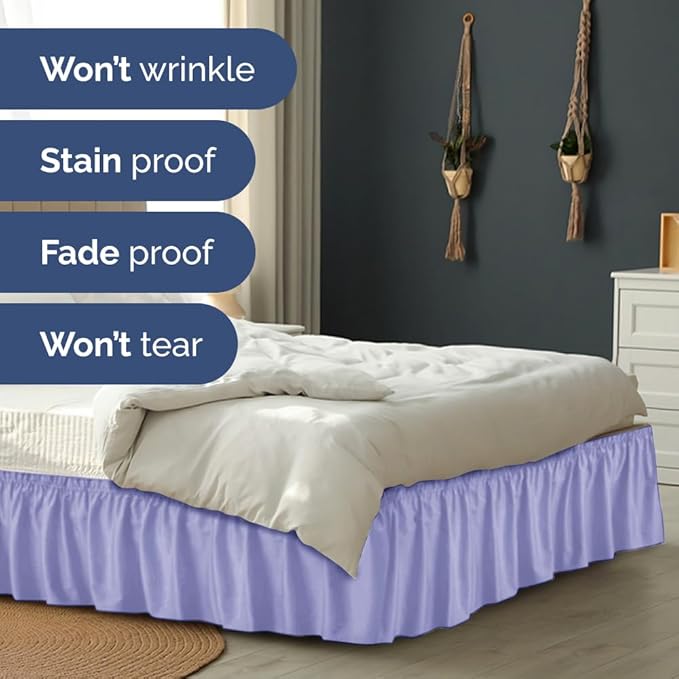 Bed Skirt - Full - 21 in Drop