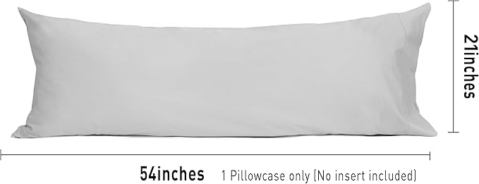 100% Cotton Pillowcase - 21 x 54 in