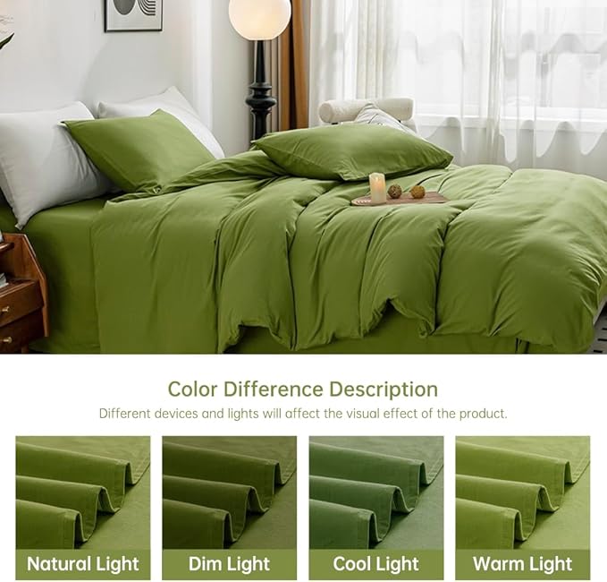 Linen Duvet Cover Set - Twin - 2 Piece