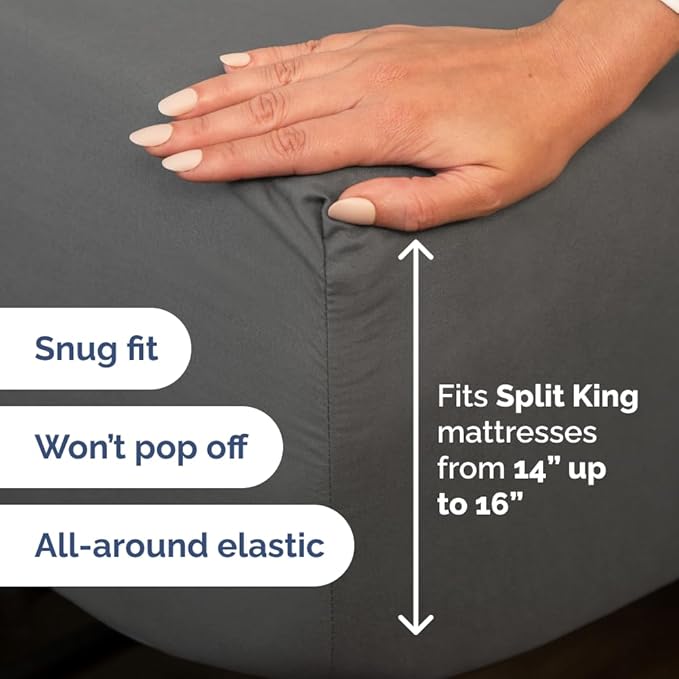 Cooling Bed Sheet Set - King - 4 Piece
