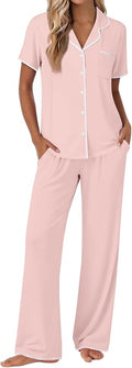 Women's Pajama Set - Short Sleeve - 2 Piece