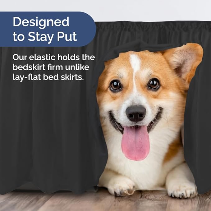 Bed Skirt - King - 24 in Drop