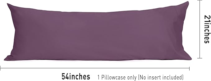 100% Cotton Pillowcase - 21 x 54 in