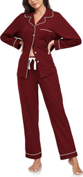 Women's 100% Cotton Pajama Set - Long Sleeve - 2 Piece